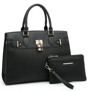 NWT Dasein Shoulder Bag Top Handle Satchel and wallet